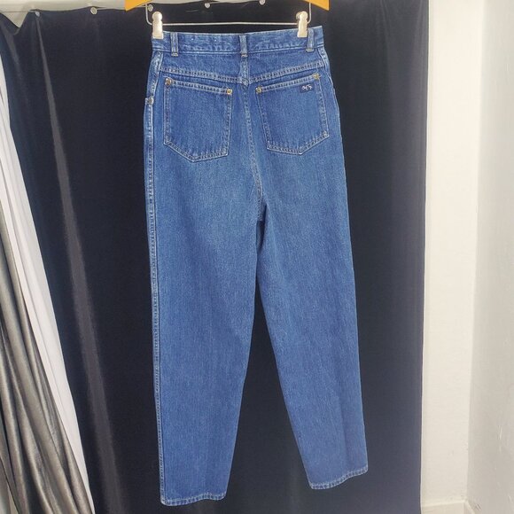 Vtg Charlies Angel Cheryl Tiegs Hi-Waist Mom Jeans sz 12 Tapered Leg Fit 27.5/29 - Picture 5 of 13